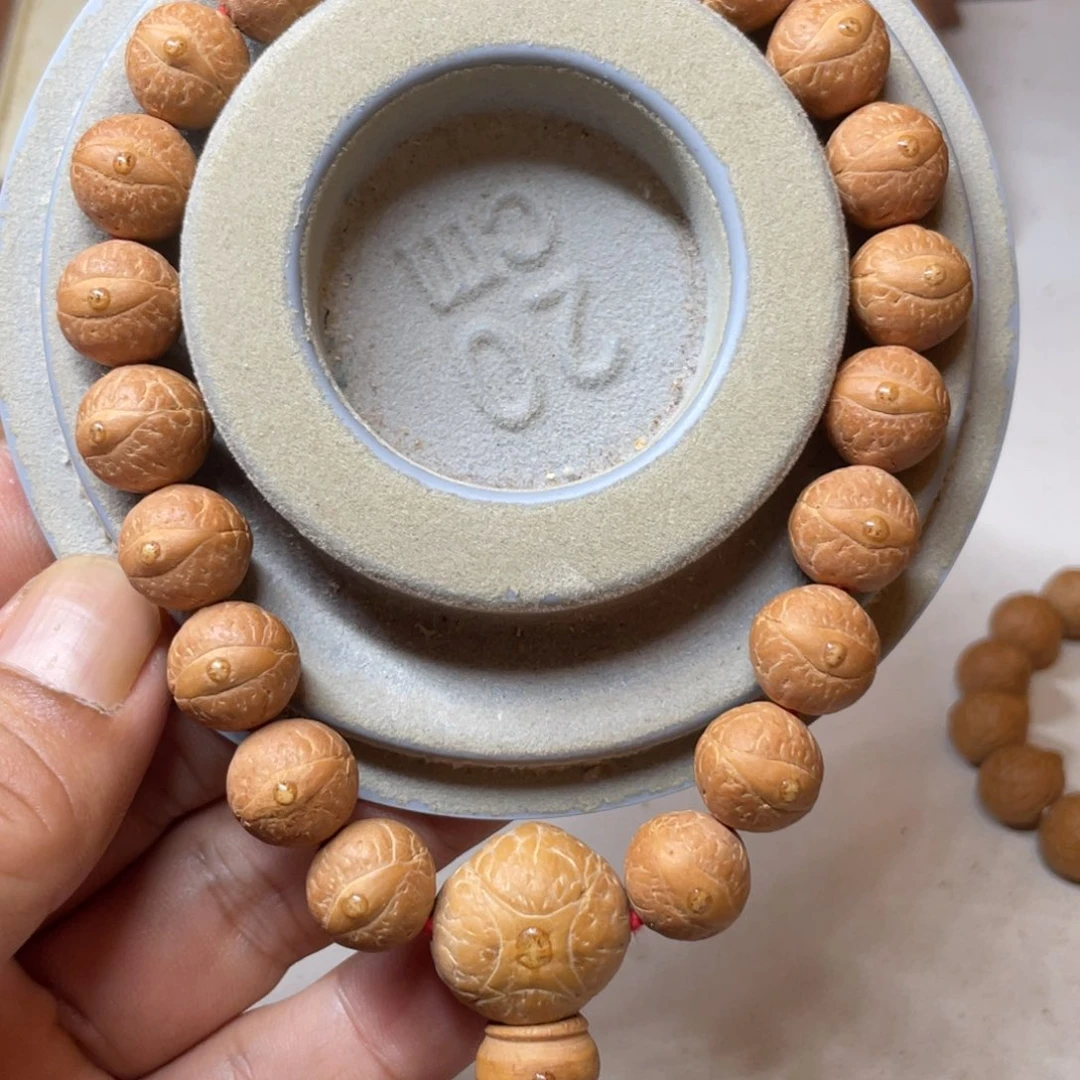 凤眼菩提手串老树单仓厚皮壳12.5毕业款