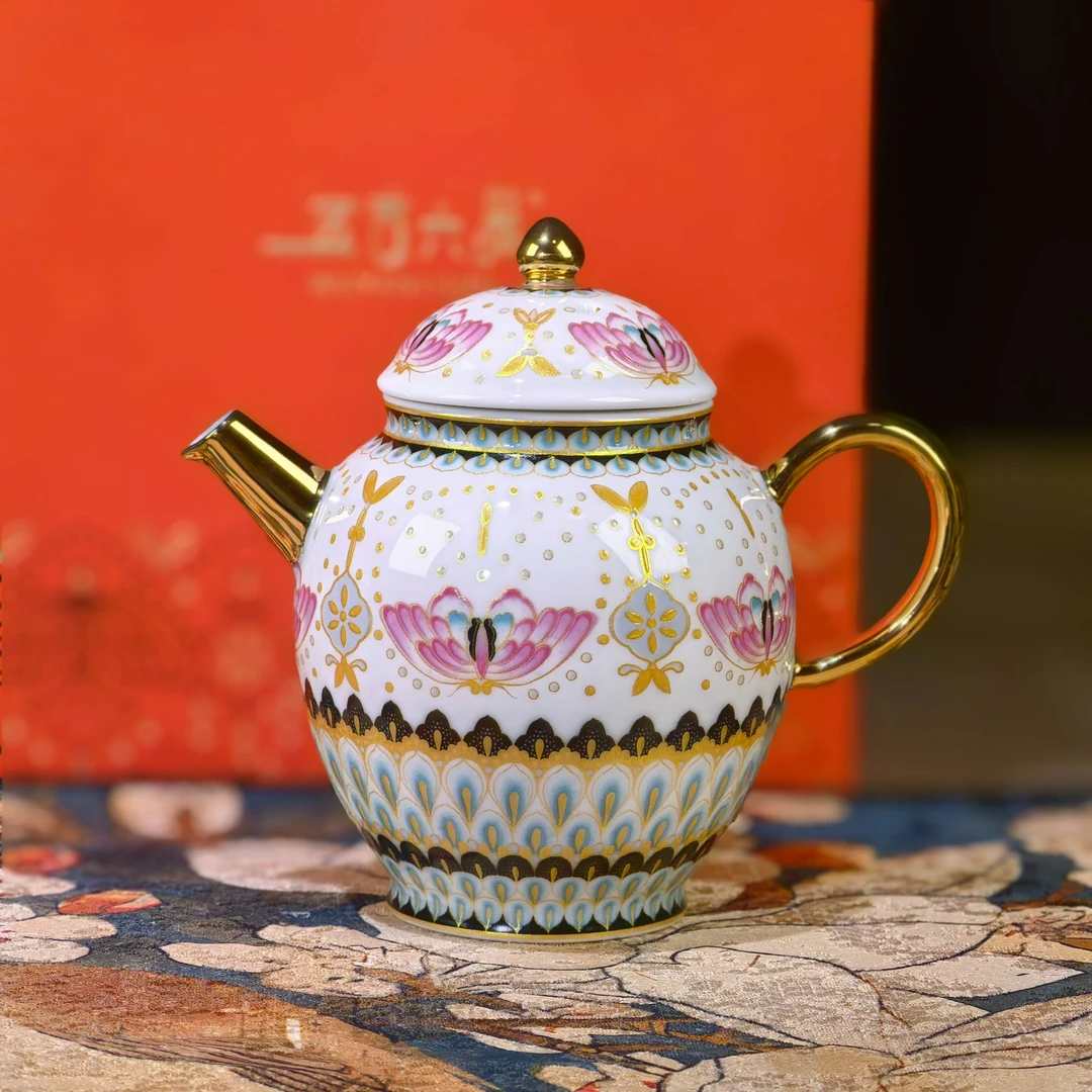 五言六器·福蝶龙旦壶B13108