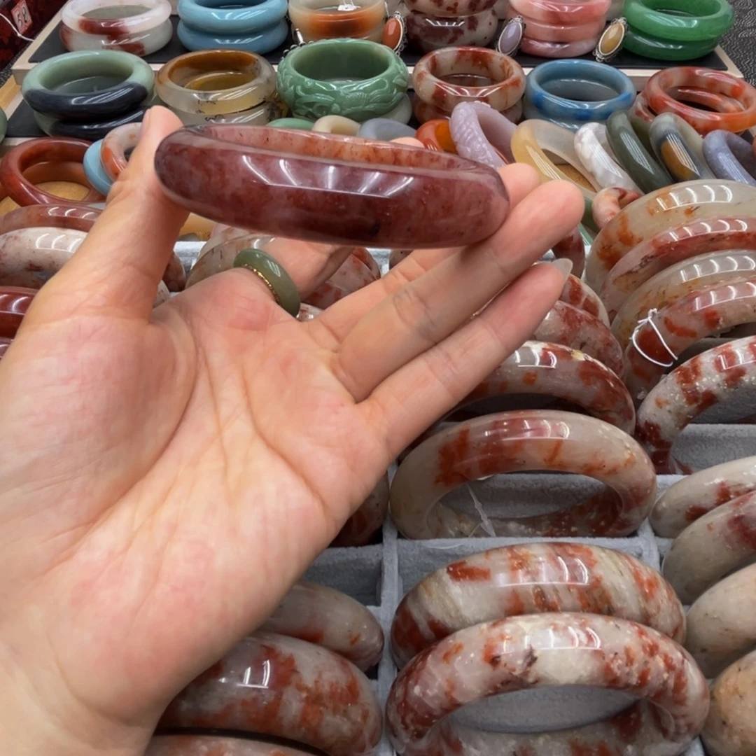 石英质玉未镶嵌圈口56