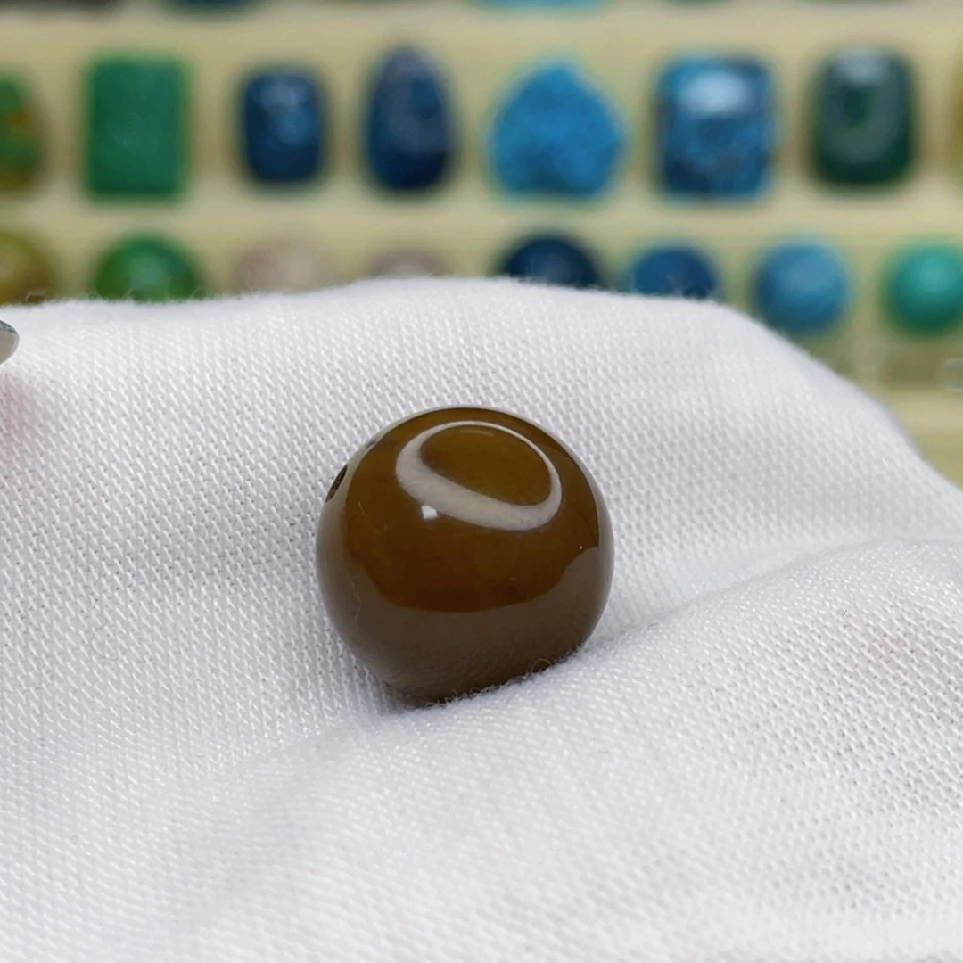 绿松石圆珠15.8未镶嵌