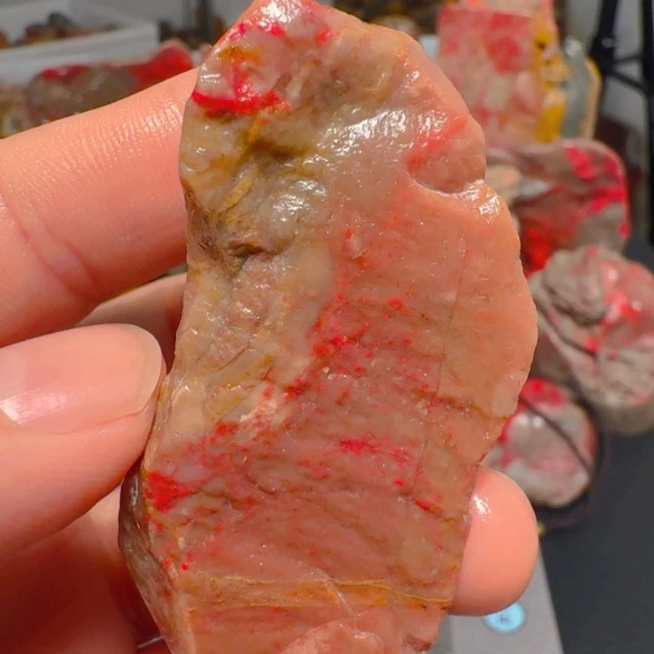 狂***牛印石昌化石昌化鸡血石