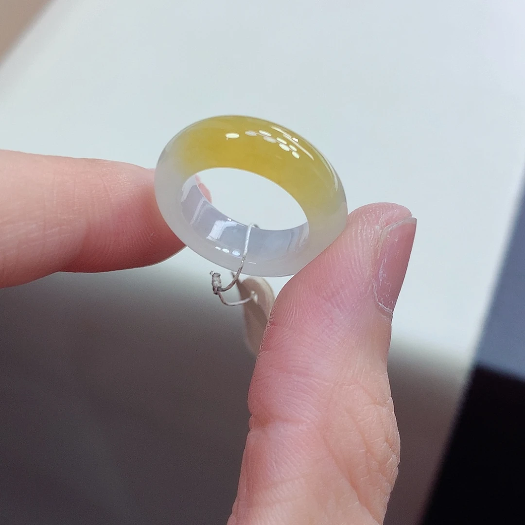 翡翠未镶嵌戒指7号