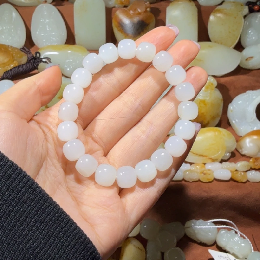 一***阳和田玉未镶嵌手链