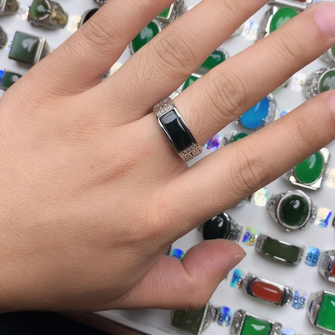 和田玉戒指合金111