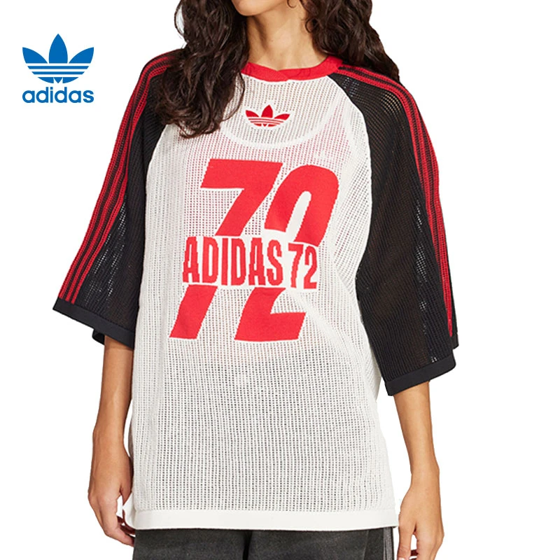 adidas阿迪达斯【环】三叶草女子运动休闲短袖T恤KD2269