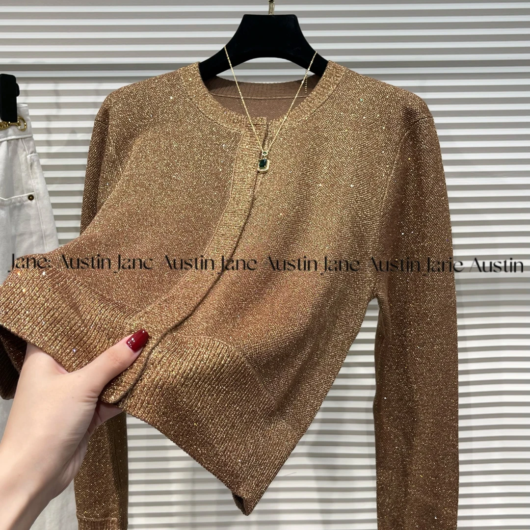 Jane Austin 10组（简奢鎏金）2025新款气质休闲百搭显瘦长袖开衫