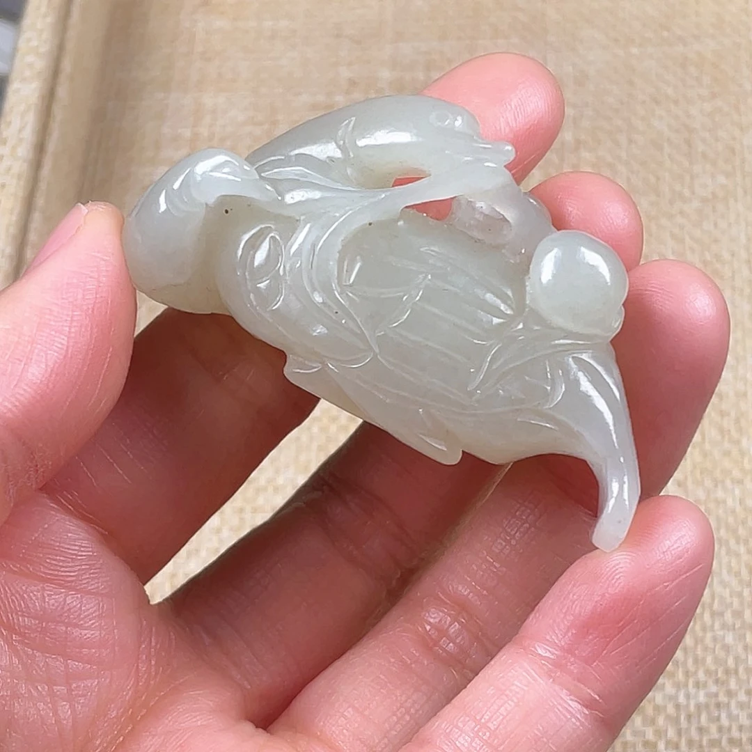 和田玉（糖玉）颈饰未镶嵌