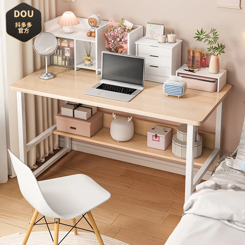 小桌子简易出租屋宿舍桌子卧室女生电脑桌子学习家用书桌写字办公