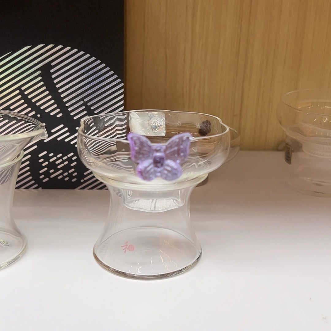 琪***米禾器紫罗兰蝴蝶茶漏