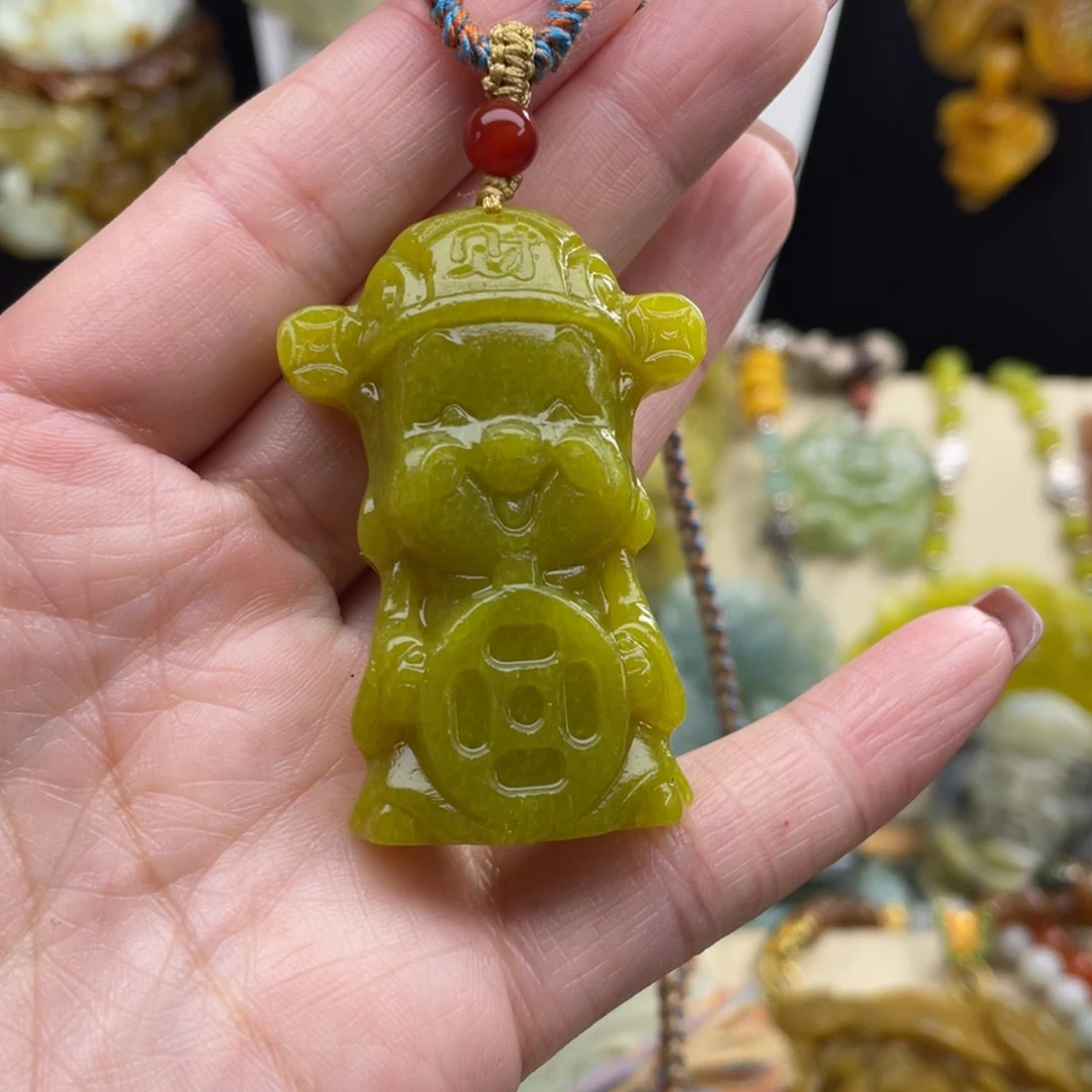 未镶嵌蛇纹石玉颈饰