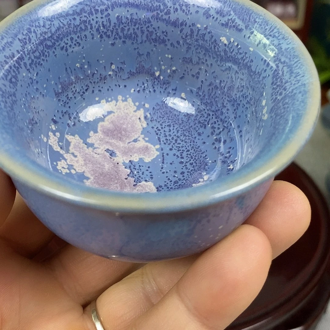 杯钧瓷主人杯高温窑变