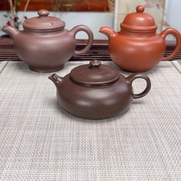 茶壶紫砂寒江微微瑕150c