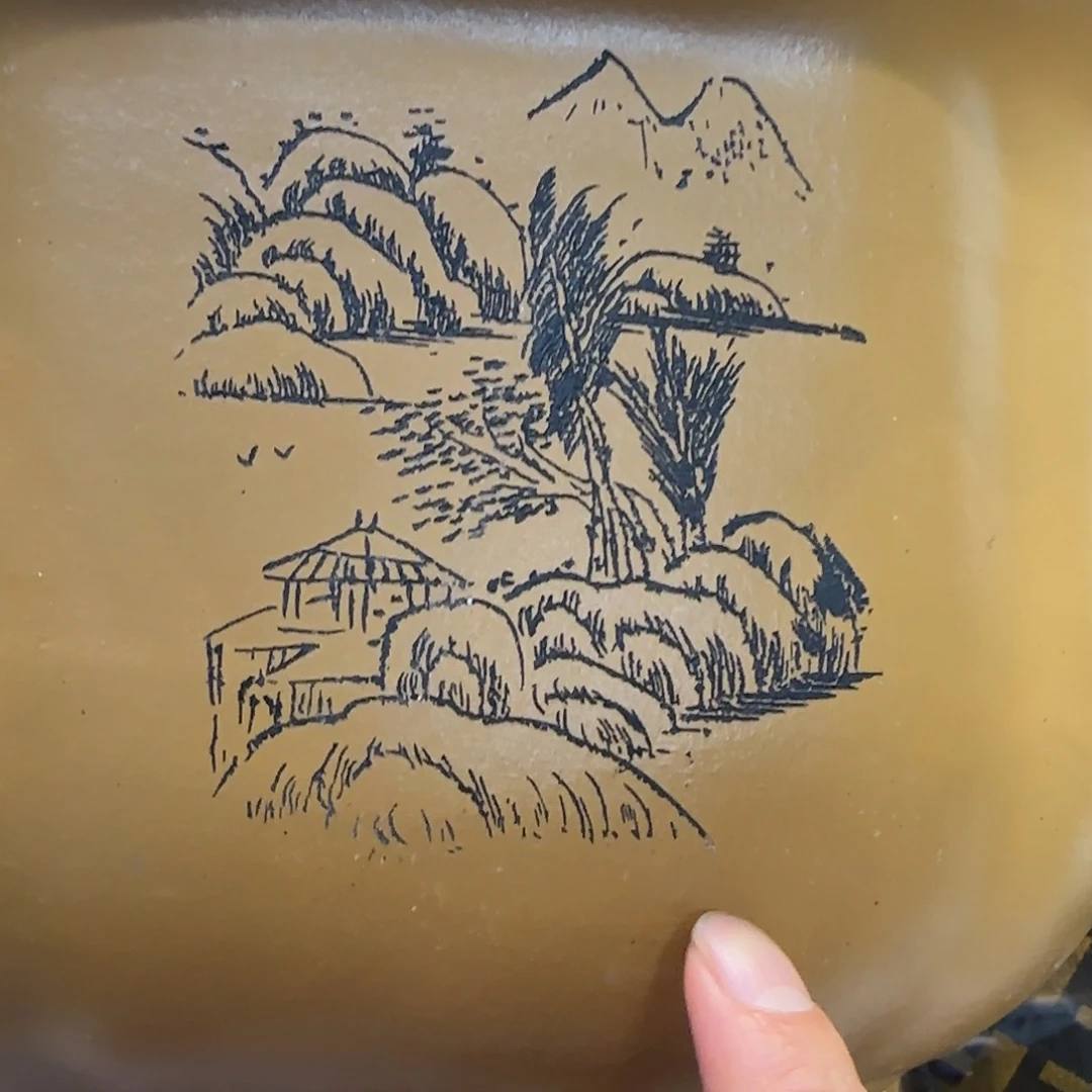 紫砂花盆口径26高度15