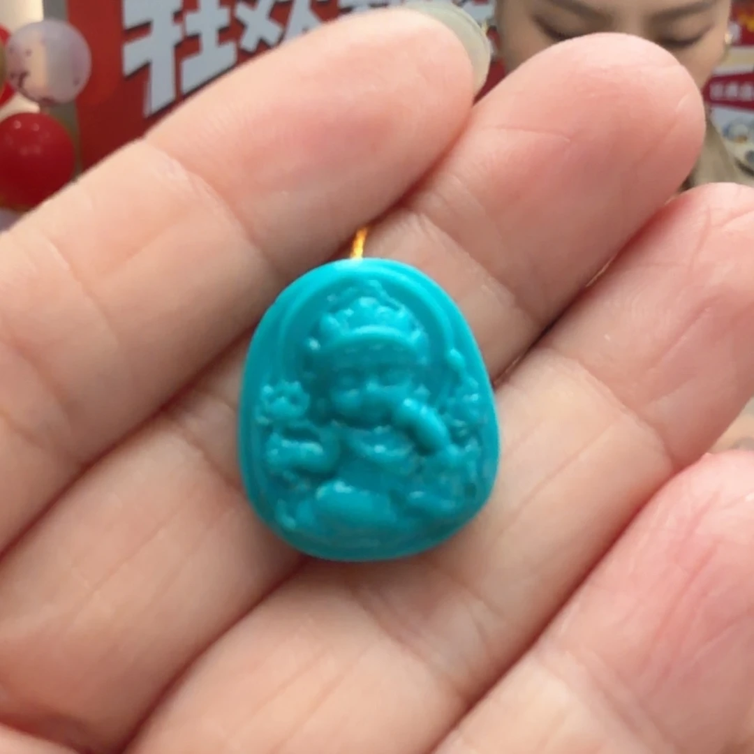 绿松石未镶嵌颈饰