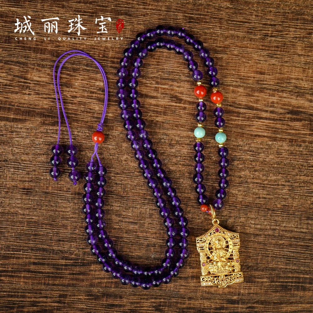 18K大乘大集时轮金尊地藏项链/条（多样性发货）KJ-993-2