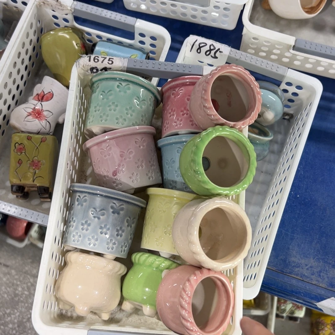 陶瓷陶瓷多肉花盆@@2061