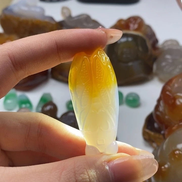 玛瑙/玉髓合金颈饰
