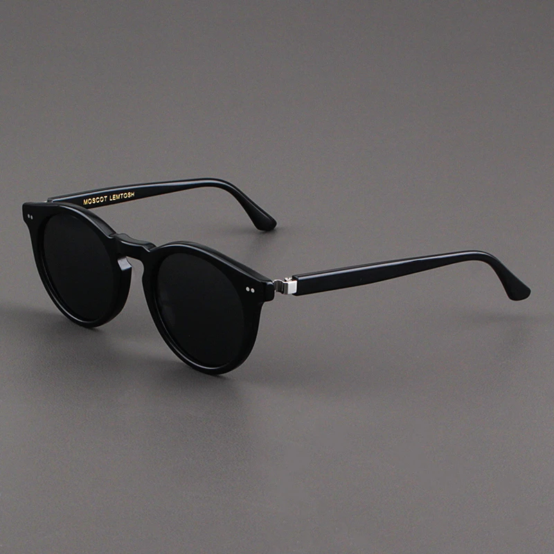 MOSCOT LEMTOSH太阳镜男款美式复古大码黑框眼镜椭圆框偏光墨镜女