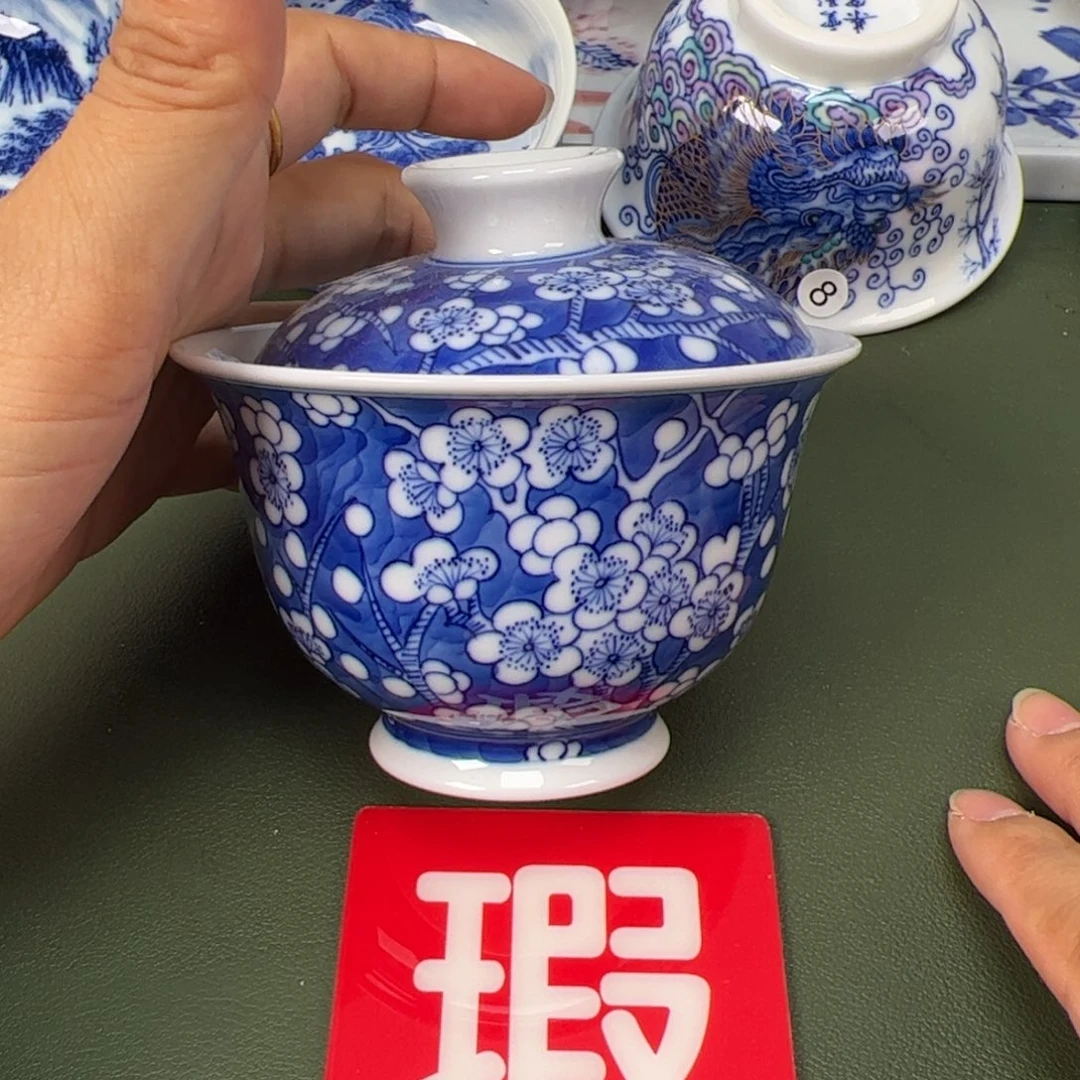 景德镇纯手工纯手绘茶具木木46
