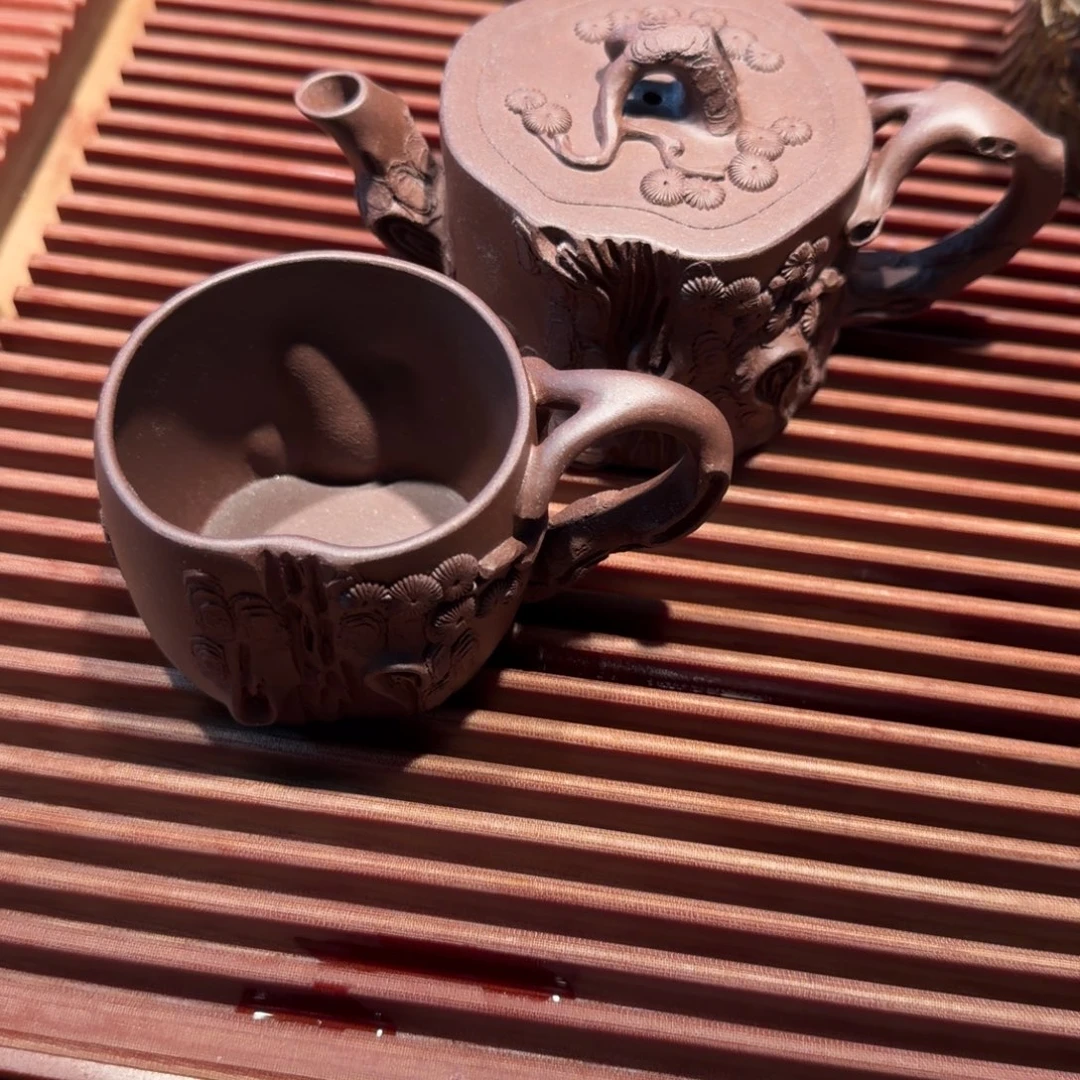 信***缰茶杯紫砂180cc的壶