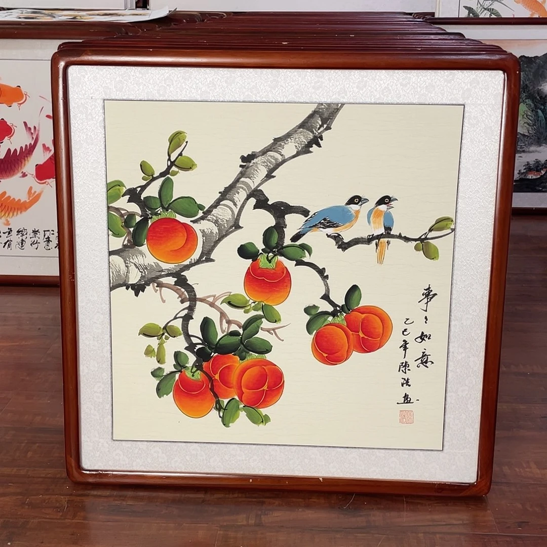 国画带框尺寸63*63厘米