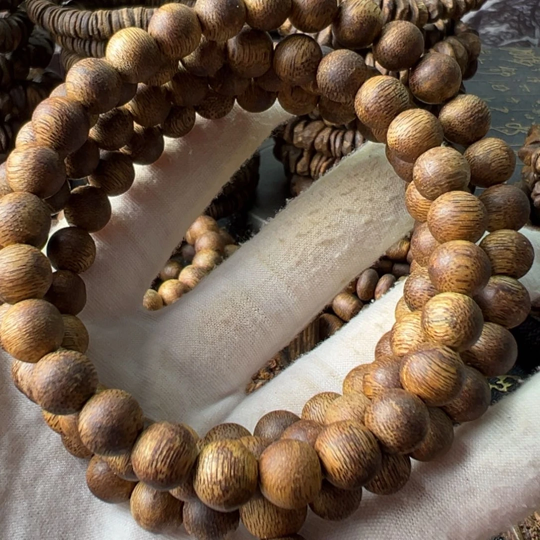 手串沉香0.8奇楠圆珠多圈