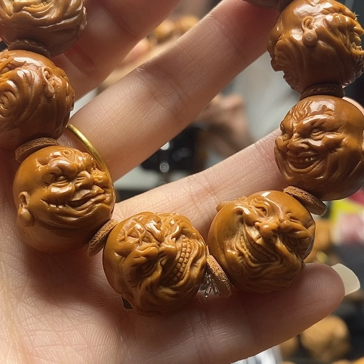 渔***夫橄榄核手串/手链了