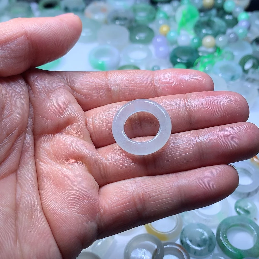 定制翡翠未镶嵌渔*