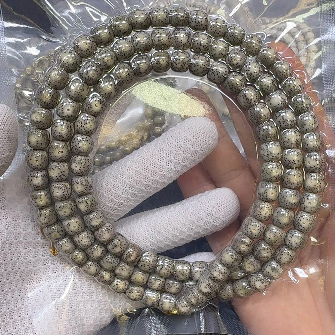 无***聊手串星月菩提10*9糯冰手串