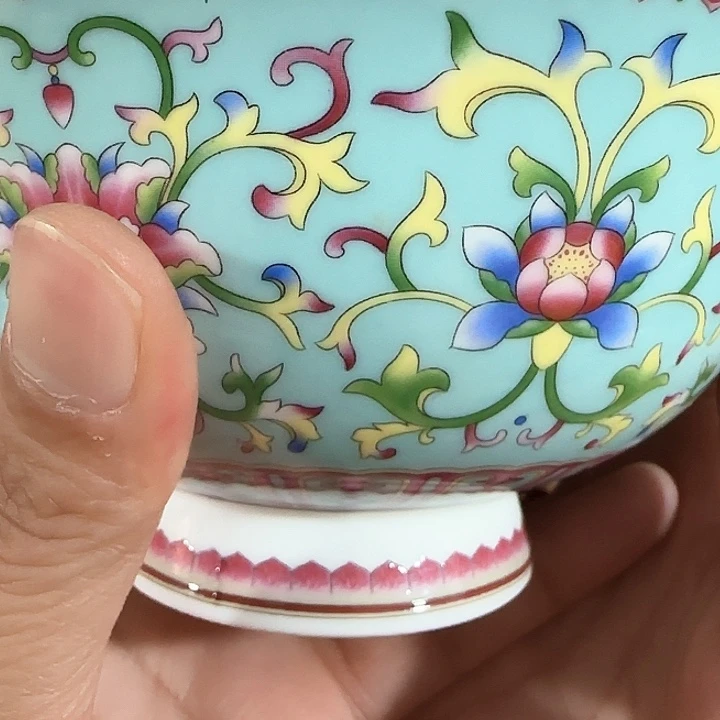 器物之美器五彩手绘风**漠