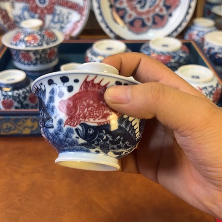 摆件景德镇手工手绘