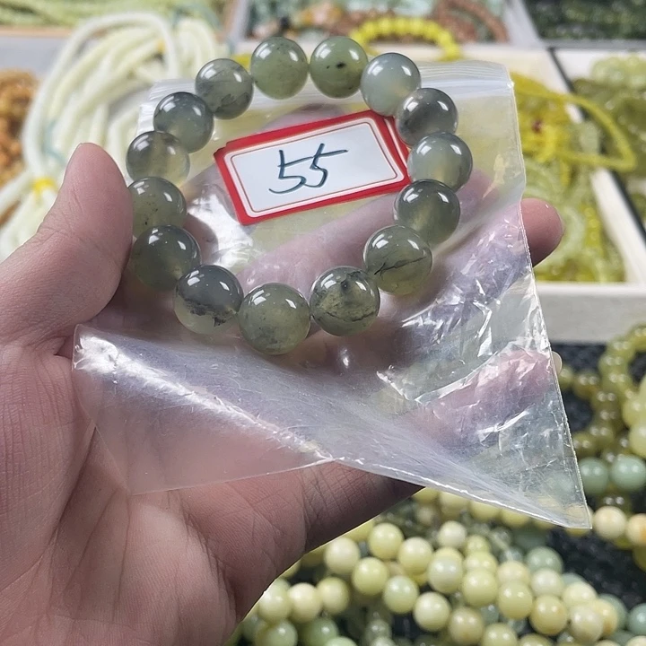 蛇纹石玉未镶嵌手链