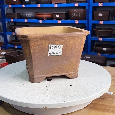 紫砂花盆宜兴紫砂工艺品