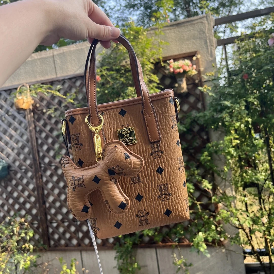 新款时尚百搭斜挎单肩姜黄色手机包