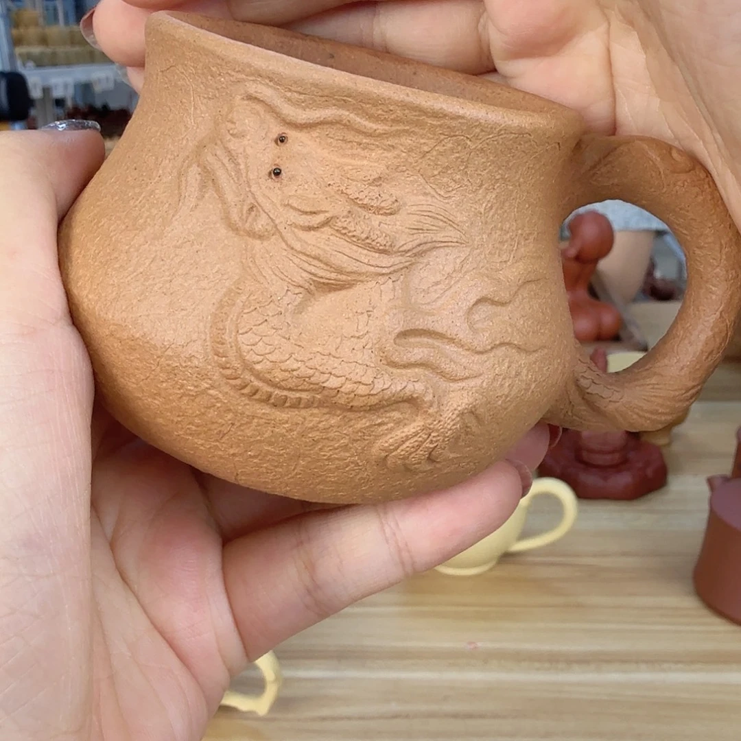 茶壶紫砂宜兴原矿紫砂老宕口黄金段