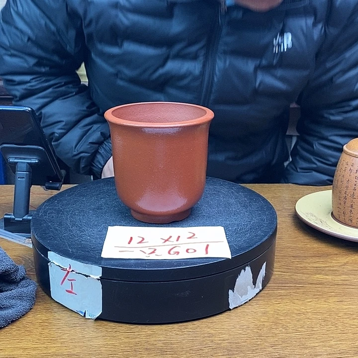 紫砂花盆货号一只G01