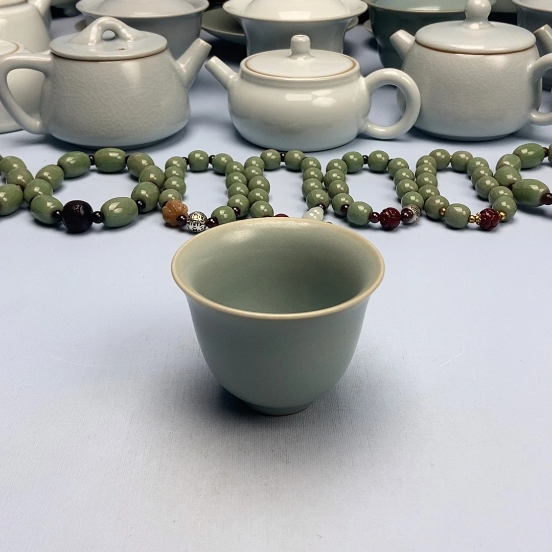 杯仿古铃铛杯原矿原釉原产地