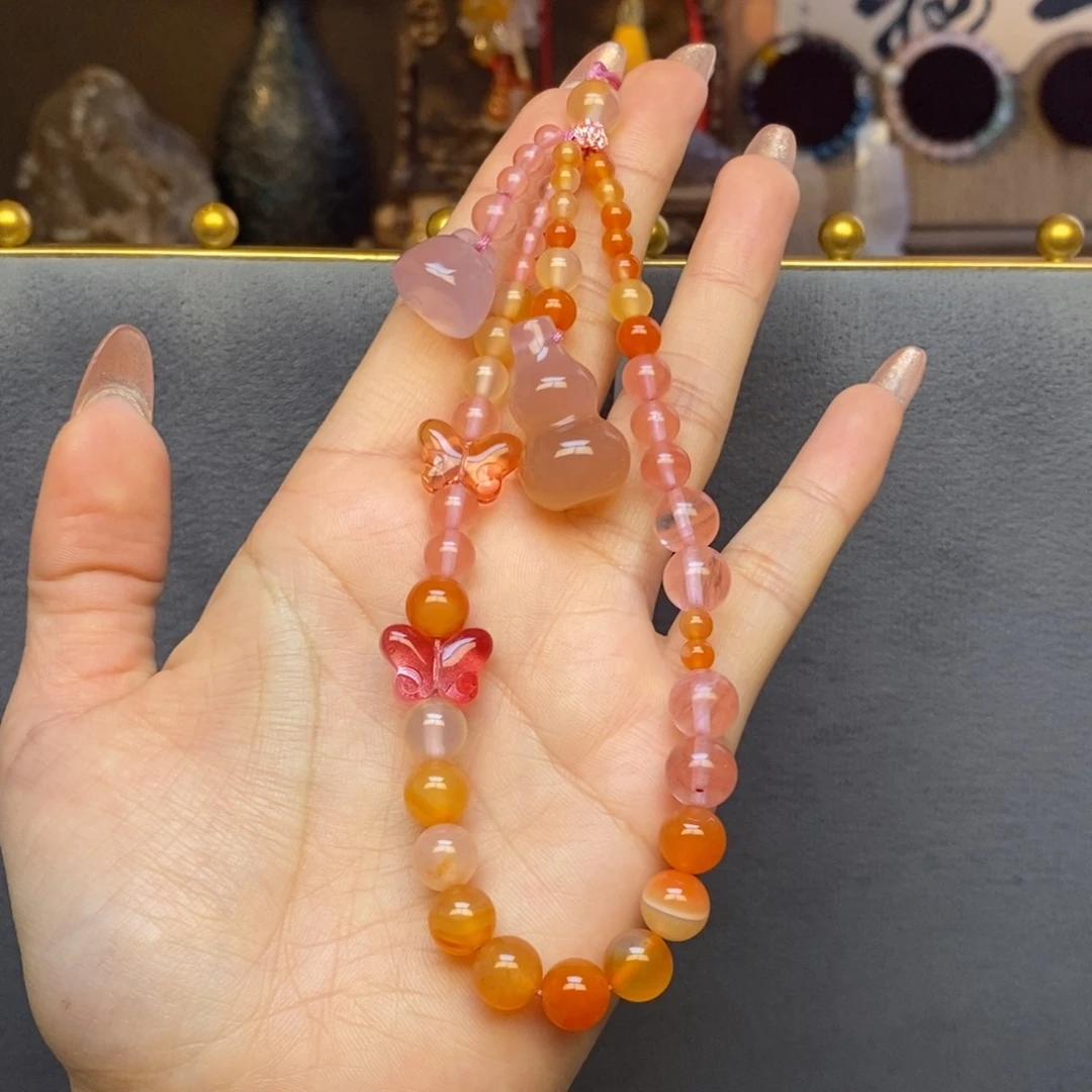 玛瑙/玉髓未镶嵌车挂挂件