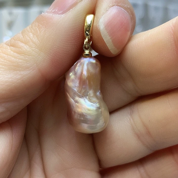 未镶嵌巴洛克淡水珍珠