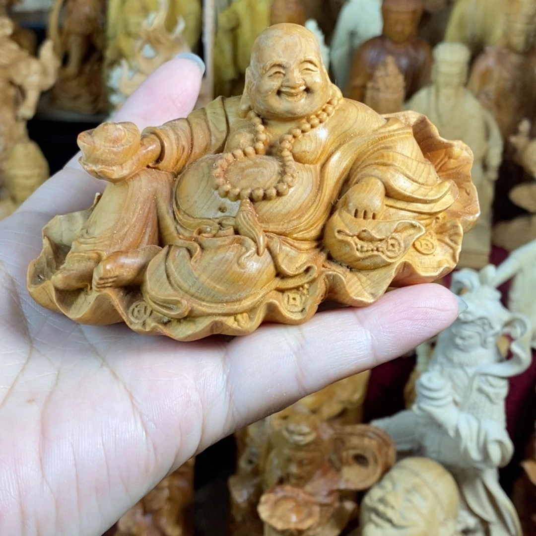 木微瑕崖柏10荷叶弥勒