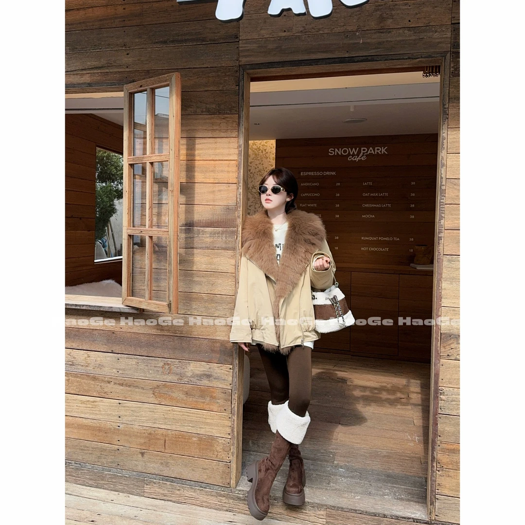 浩哥严选●雪境漫游HGQ5WT4594A羽绒服预时尚气质加厚秋冬短款日常