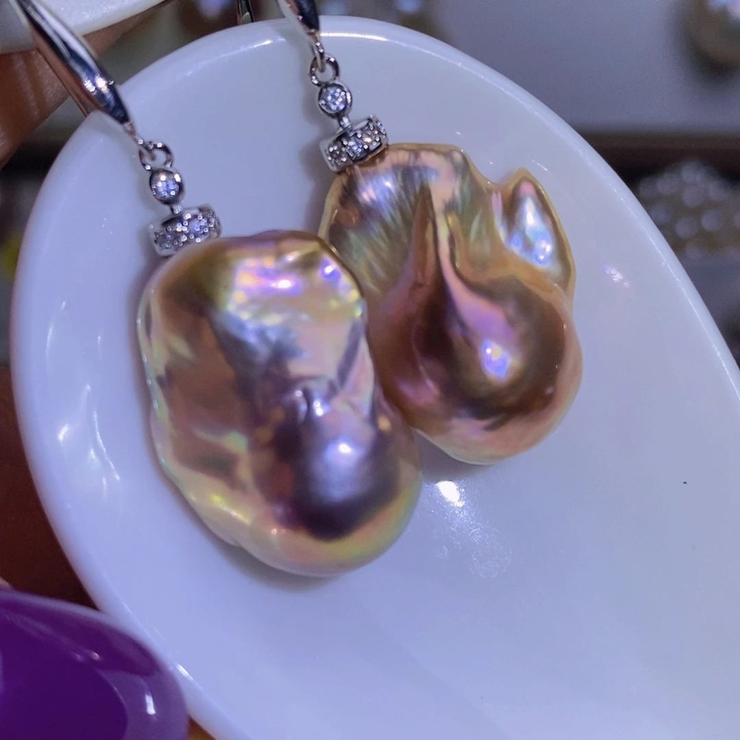 过***烟合金淡水珍珠淡水珍珠