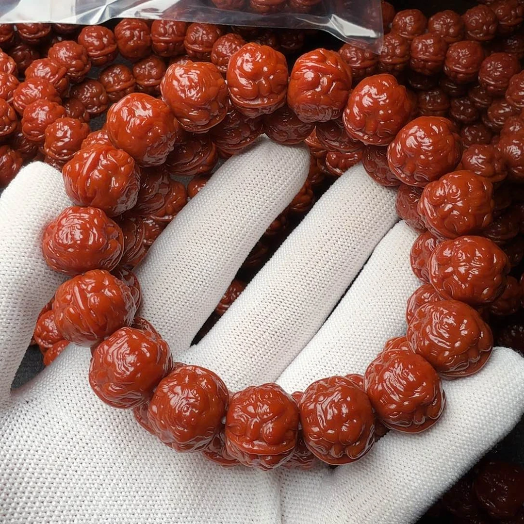 老***曾猴头核桃手串蟾王