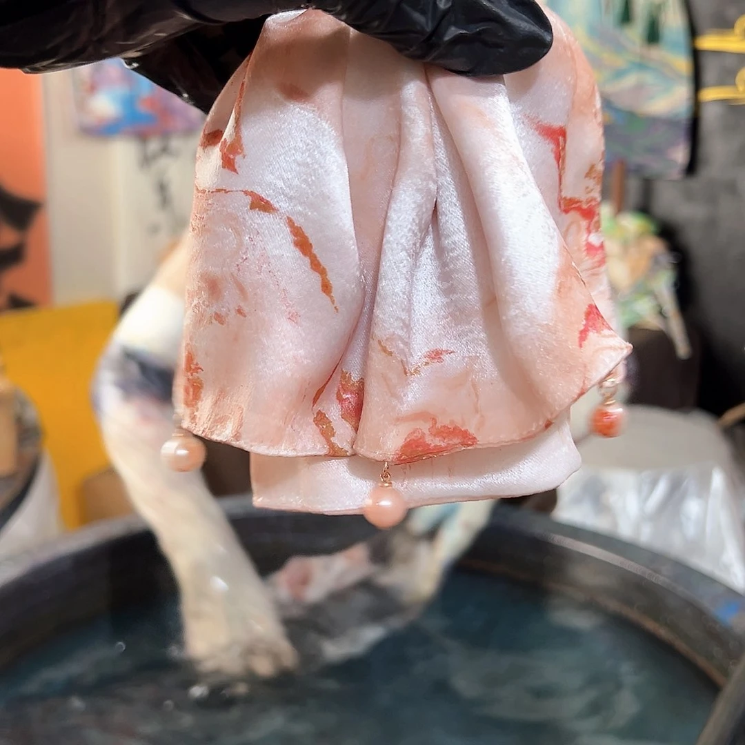 060珍珠抓夹枫林晚