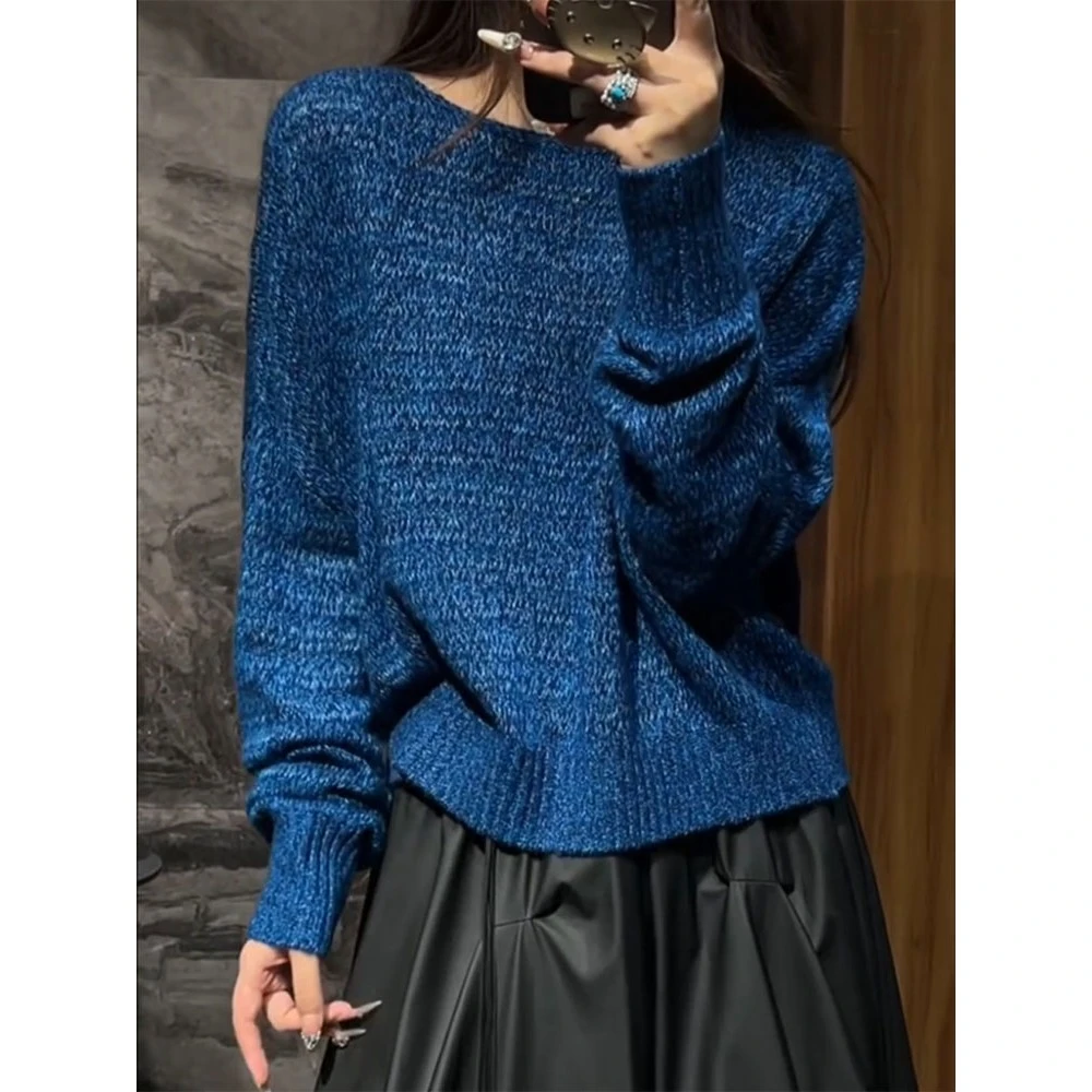 2025年秋季新款法式独特绝美高级感宽松超好看洋气减龄针织衫毛衣