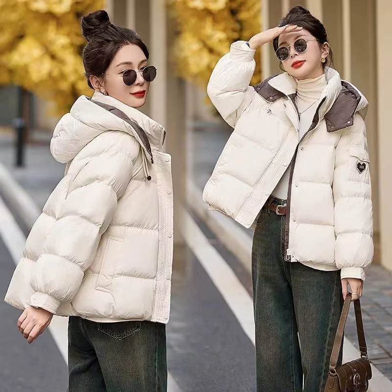 1023短款羽绒服女新款冬季时尚爆款宽松小个子加厚保暖外套