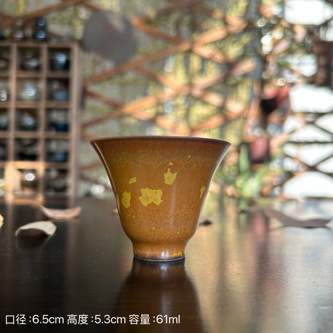 【小杯子】建窑建盏纯手工主人杯陶瓷