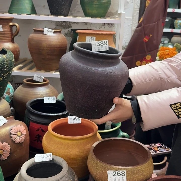 紫色坛子389高度20口13