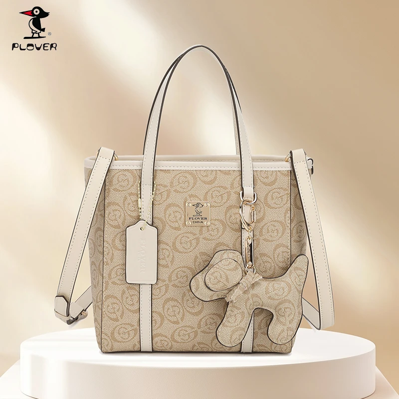 PLOVER夏季新款菜篮子2025时尚流行百搭托特包轻奢通勤单肩斜挎包