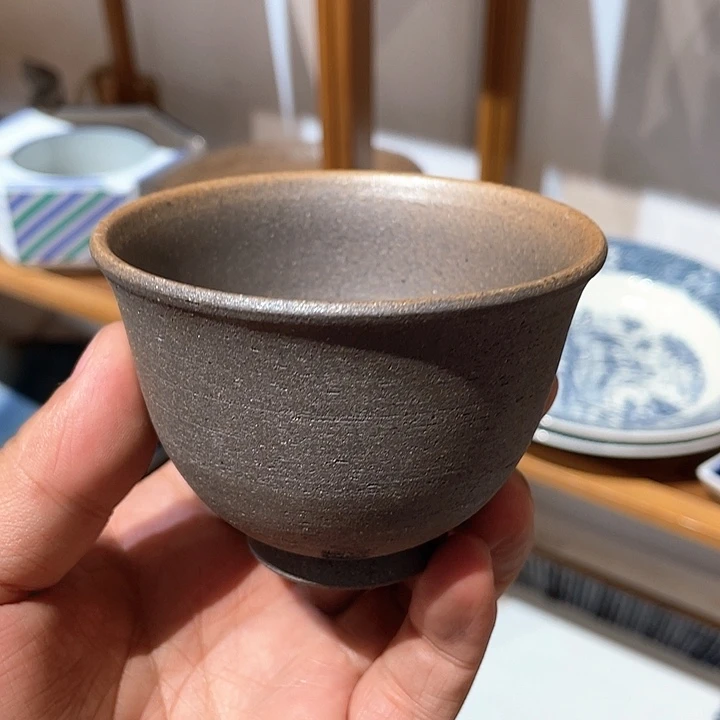 紫砂92，全新越前横山款窑变金主人杯